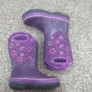 Bogs Waterproof Insulated Winter Boots Slushie Night Stars Size 13
